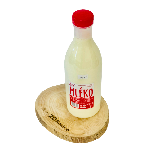 ČERSTVÉ PLNOTUČNÉ MLÉKO 1L